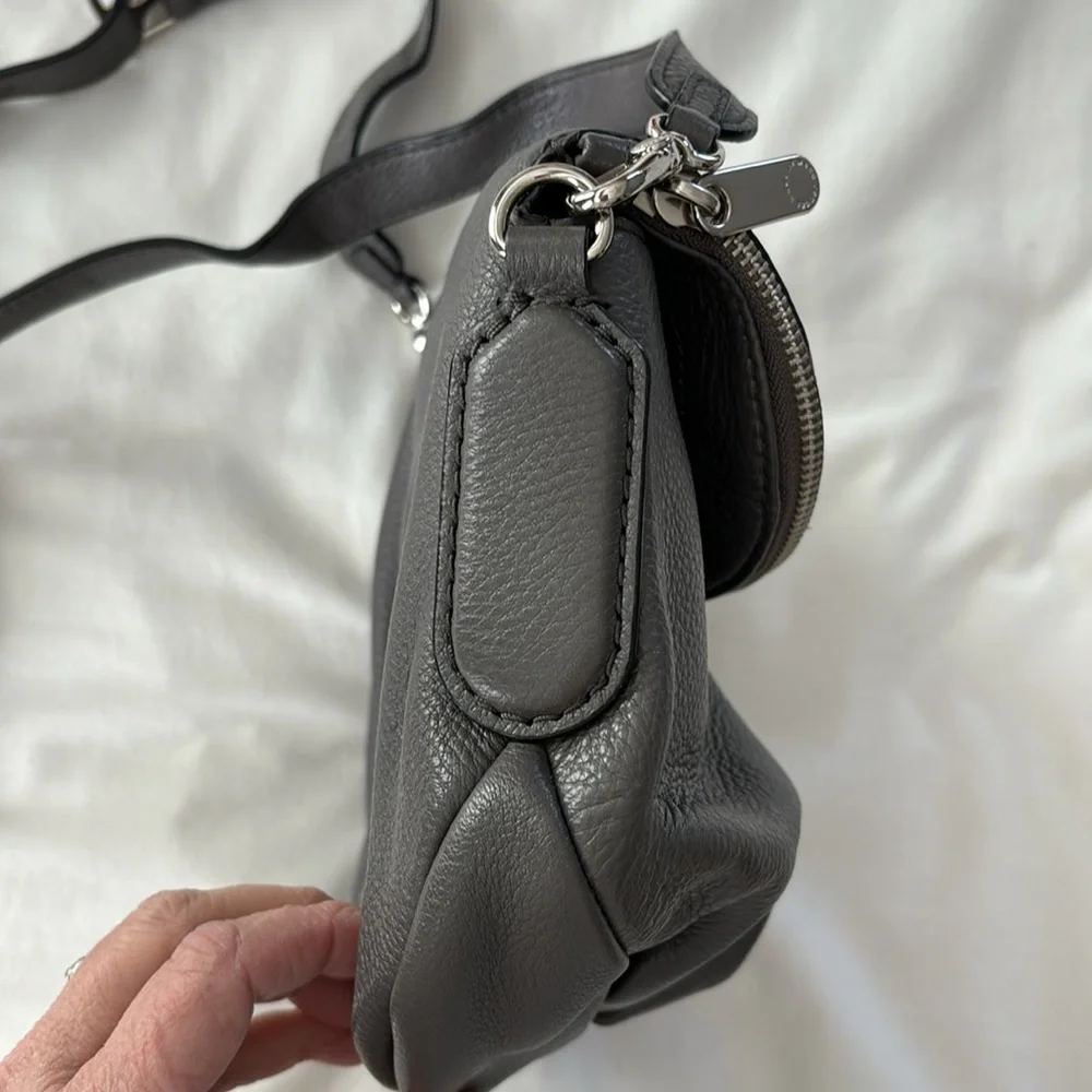 Marc By Marc Jacobs Leather Cross Body Bag Silver - Picture 4 of 16